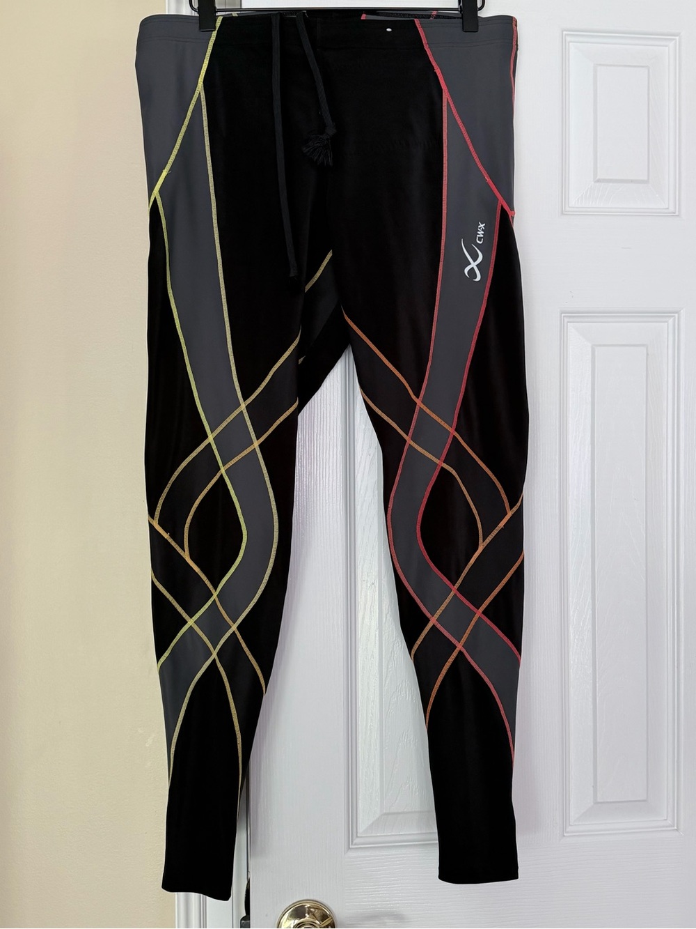 CW-X Men’s Endurance Generator Compression Tights XL Black Rainbow 229809